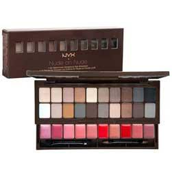 NYX - Set Make Up - Nude On Nude Palette - S119, Eyes - NYX Cosmetics, Sleek Nail