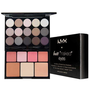 NYX - Butt "Naked" Eyes Makeup Palette - S122, Face, Eye - NYX Cosmetics, Sleek Nail