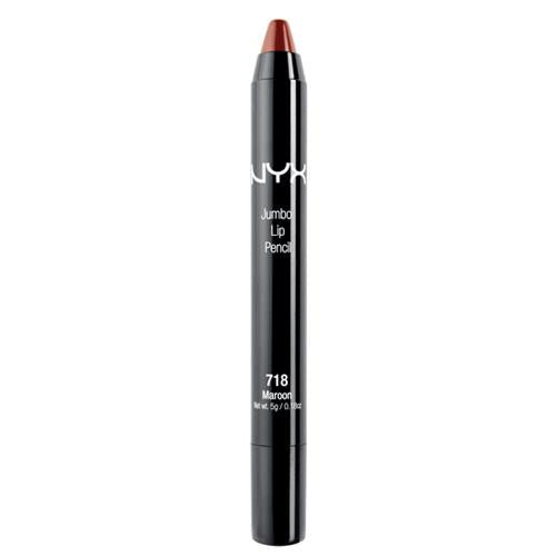 NYX - Jumbo Lip Pencil - Maroon - JLP718, Lips - NYX Cosmetics, Sleek Nail