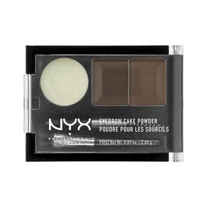 NYX Cosmetics NYX Eyebrow Cake Powder - Dark Brown/ Brown - #ECP02 - Sleek Nail