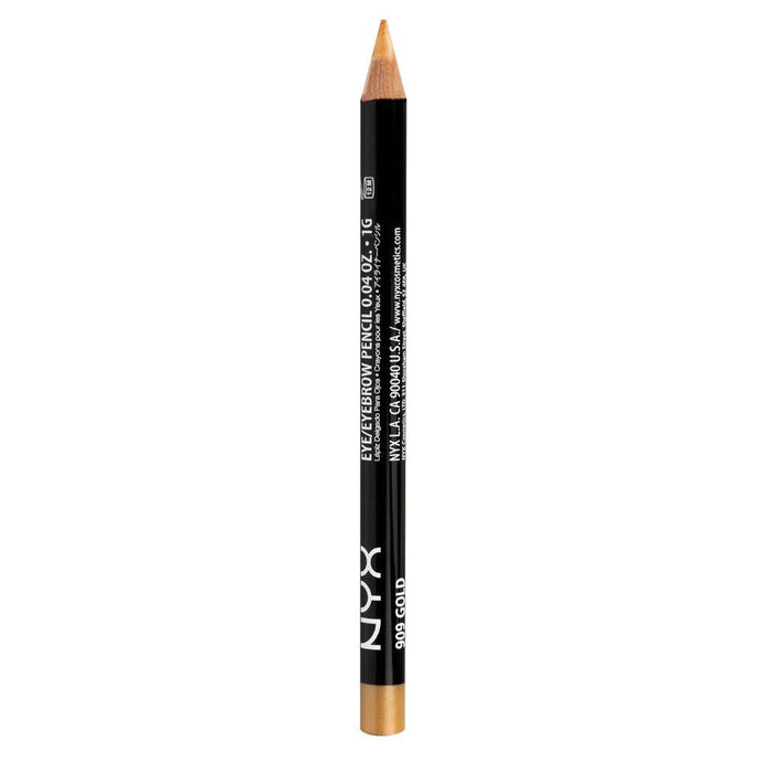 NYX - Slim Eye Pencil - Gold - SPE909, Eyes - NYX Cosmetics, Sleek Nail