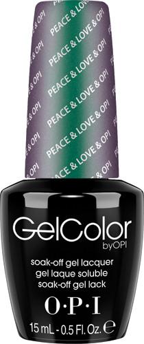 OPI GelColor - Peace & Love & OPI - #GCF56, Gel Polish - OPI, Sleek Nail