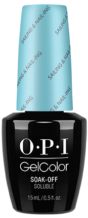 OPI GelColor - Sailing & Nail-ing 0.5 oz - #GCR70, Gel Polish - OPI, Sleek Nail