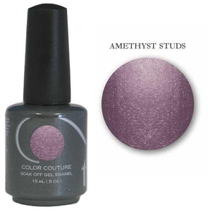 Entity - Amethyst Studs, Gel Polish - Entity Nail, Sleek Nail