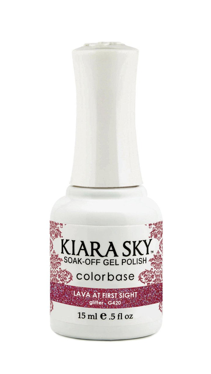 Kiara Sky - Lava At First Sight 0.5 oz - #G420, Gel Polish - Kiara Sky, Sleek Nail