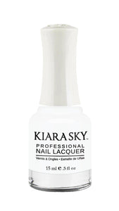 Kiara Sky - Pure White 0.5 oz - #N401, Nail Lacquer - Kiara Sky, Sleek Nail