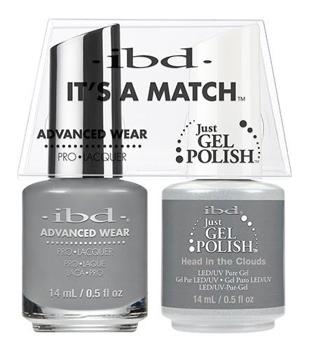 IBD It's A Match Duo - Head in the Clouds - #65563, Gel & Lacquer Polish - IBD, Sleek Nail