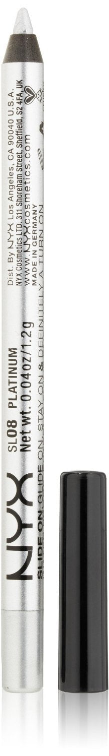 NYX - Slide On Pencil - Platinum - SL08, Eyes - NYX Cosmetics, Sleek Nail